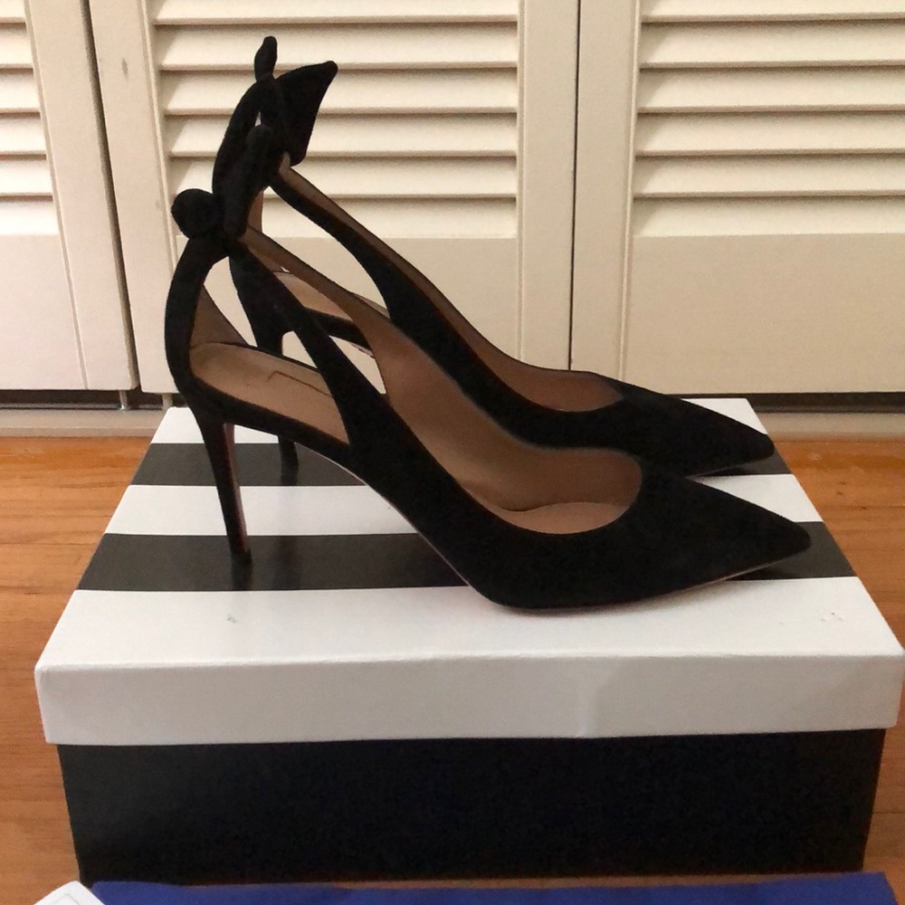 Aquazzura bow tie pump